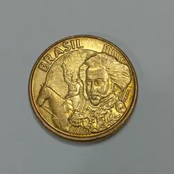 سکه خارجی کلکسیونی ۱۰ سنتاوو برزیل ۲۰۰۵ %
