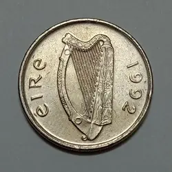 سکه کلکسیونی ۵ پنس ایرلند ۱۹۹۲ %