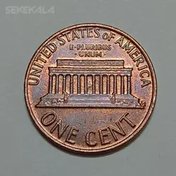 سکه کلکسیونی ۱ سنت (سری S) لینکلن آمریکا ۱۹۷۴ %