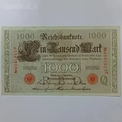 اسکناس خارجی ۱۰۰۰ مارک قدیمی آلمان ۱۹۱۰ %
