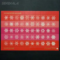 برگه تمبر کریسمس دانمارک ۱۹۶۶ %