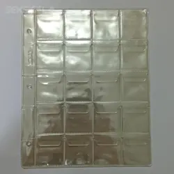 برگه آلبوم سکه برند MINGT با گنجایش ۲۰ سکه (مدل جیبدار) ساخت کره %