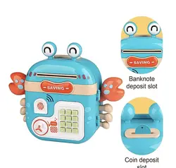 قلک و گاوصندوق آموزشی موزیکال مدل خرچنگ کیفی CRAB PIGGY BANK 6655