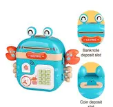 قلک و گاوصندوق آموزشی موزیکال مدل خرچنگ کیفی CRAB PIGGY BANK 6655