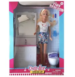 عروسک باربی همراه سرویس بهداشتی آیتم 8449