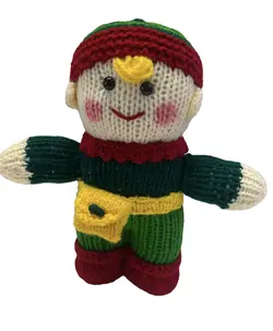 عروسک بافت پسر کریسمسی