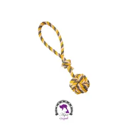 اسباب بازی سگ توپ بافت تک بند