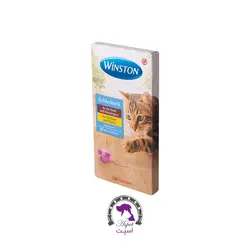 بستنی گربه وینستون با طعم گوشت گوساله و پنیر (بسته 8 عددی)