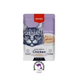 پوچ گربه ونپی با طعم مرغ و خرچنگ