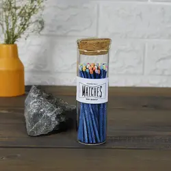 کبریت شومینه آبی