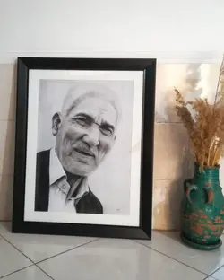 طراحی چهره - سیاه قلم و زغال