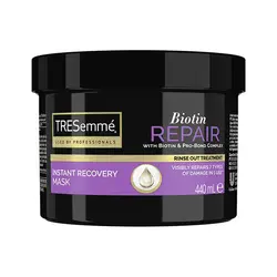 مشخصات، خرید و قیمت ماسک مو ترزمه Tresemme موهای خشک و آسیب دیده مدل Biotin Repair حجم 440 میل ⭐️ روژینو