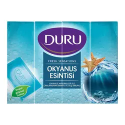 مشخصات، خرید و قیمت صابون حمام دورو با رایحه اقیانوس بسته 4 عددی ⭐️ روژینو