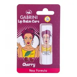 مشخصات، خرید و قیمت بالم لب گابرینی با رایحه گیلاس Cherry با spf 20 وزن 5 گرم ⭐️ روژینو