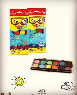 آبرنگ ۱۲ رنگ