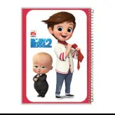 دفتر ۱۰۰ برگ مجلد کارتونی نهال