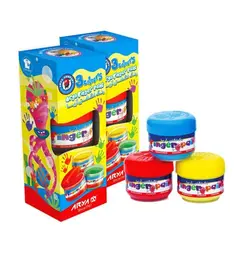 رنگ انگشتی ۳ رنگ آریا