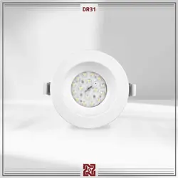 چراغ LED توکار نورا قطر 12 – زاویه 90 – DR31 | قیمت کارخانه و فروش مستقیم💡آلتون رای