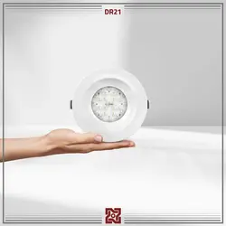 چراغ LED توکار نورا قطر 15 – زاویه 90 – DR21 | قیمت کارخانه و فروش مستقیم💡آلتون رای