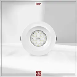 چراغ LED توکار نورا قطر 15 – زاویه 90 – DR21 | قیمت کارخانه و فروش مستقیم💡آلتون رای