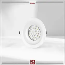 چراغ LED توکار نورا قطر 20 – زاویه 90و60 –DR12 | قیمت کارخانه و فروش مستقیم💡آلتون رای