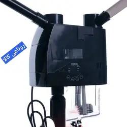 دستگاه بخور دولول سرد و گرم ازون دار لمسی مشکی - هدیه بیوتی