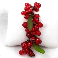 ست دونه انار یلدایی - خرازی آرامیس اکسسوری دخترانه-اکسسوری یلدایی-نیم ست انار-شب یلدایی