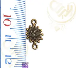خرجکار برنزی گل آفتابگردان کد278 - خرازی آرامیس