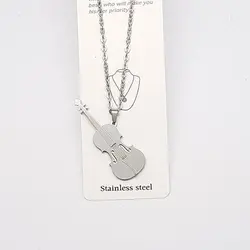 گردنبند استیل گیتار کد54 - خرازی آرامیس پلاک گیتار استیل