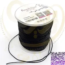 نخ مشکی رول کامل - خرازی آرامیس نخ دندلیون-نخ دستبندی-نخ تسبیح-نخ گردنبندی