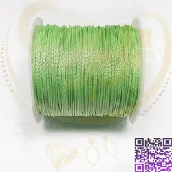 نخ زیورالات سبز رول کامل کد3 - خرازی آرامیس نخ جواهر سازی