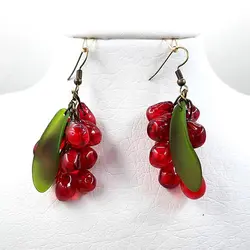 ست کامل دانه انار - خرازی آرامیس اکسسوری دخترانه-اکسسوری یلدایی-نیم ست انار-شب یلدایی