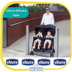 کالسکه دوقلو چیکو | Chicco مدل OHlalà Twin