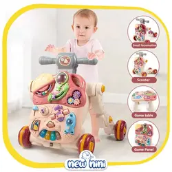 واکر آموزشی موزیکال چند کاره فان ترولی | Fun Trolley مدل Multi Function