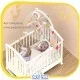 آویز تخت موزیکال و چراغ‌دار هانگر | Huanger