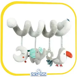 آویز مارپیچ تخت و کریر فیل و پرنده