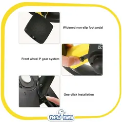 سه‌چرخه و اسکوتر 5 کاره کودک ندل | NADLE