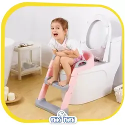 رابط توالت فرنگی پله دار کودک طرح تاج دار