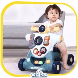 واکر سه کاره کودک طرح موتور فان ترولی | Fun Trolley مدل 3in1 Baby walker
