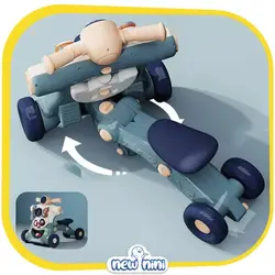 واکر سه کاره کودک طرح موتور فان ترولی | Fun Trolley مدل 3in1 Baby walker