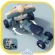واکر سه کاره کودک طرح موتور فان ترولی | Fun Trolley مدل 3in1 Baby walker
