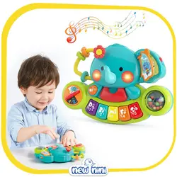 پیانو موزیکال طرح فیل هولا تویز | Hola Toys مدل Elephant Keyboard