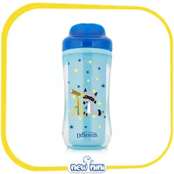 لیوان سر سیلیکونی دوجداره دکتر براونز | Dr Brown's