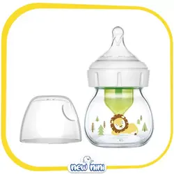 شیشه شیر 60 میلی‌لیتری شیشه ای پهن ضدنفخ (ANTI COLIC) دکتر براونز | Dr Brown's