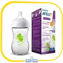 شیشه شیر طلقی طرح‌دار 260 میل‌لیتر اونت | Avent