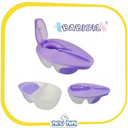 ظرف غذا و قاشق حرارتی  بیبی سیل | Babisil