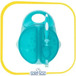 ظرف غذا دو قسمتی با قاشق دکتر براونز | Dr Brown's