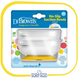 کاسه 2 عددی چسبان دکتر براونز | Dr Brown's