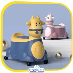 لگن آموزش توالت کودک طرح گاو