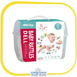 ست جغجغه و دندان‌گیر 12 عددی کیفی بی بی این | Bibi Inn